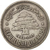 Lebanon, 50 Piastres, 1952, Utrecht, AU(50-53), Silver, KM:17