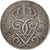 Moneda, Suecia, Gustaf V, 2 Öre, 1950, MBC, Hierro, KM:811