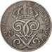Coin, Sweden, Gustaf V, 2 Öre, 1950, EF(40-45), Iron, KM:811