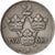 Moneda, Suecia, Gustaf V, 2 Öre, 1950, MBC, Hierro, KM:811