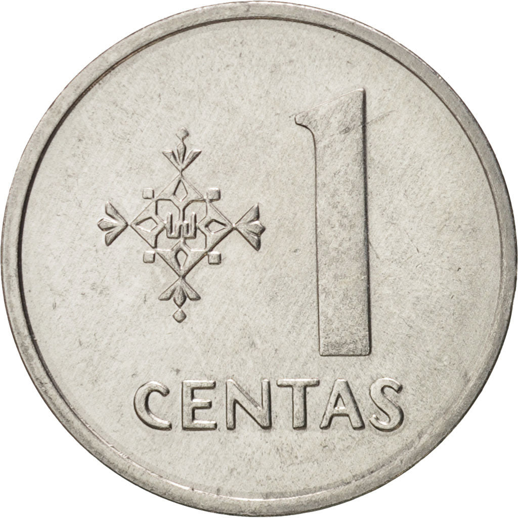 Lithuania, Centas, 1991, MS(65-70), Aluminum, KM:85