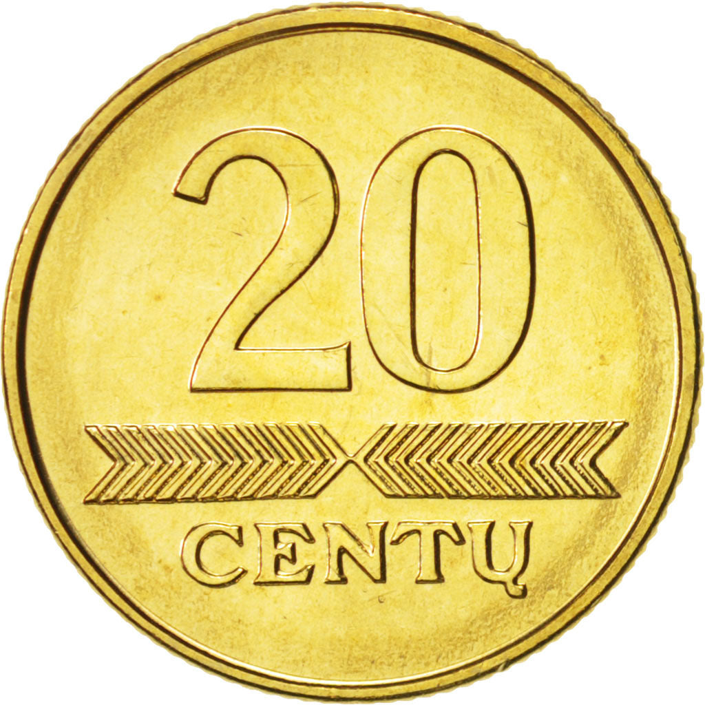 Monnaie, Lithuania, 20 Centu, 2009, FDC, Nickel-brass, KM:107