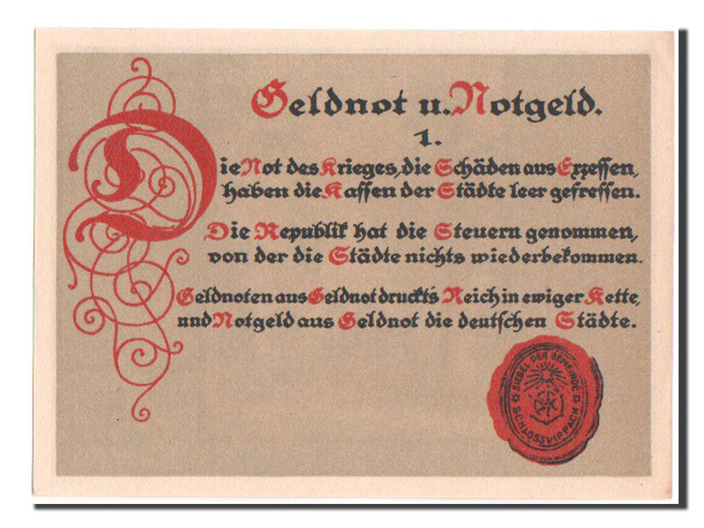 Germany, Schlossvippach, 25 Pfennig, 1921, UNC(65-70), Mehl #1183.1