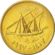 Monnaie, Kuwait, Jabir Ibn Ahmad, 5 Fils, 1997, FDC, Nickel-brass, KM:10