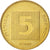Moneta, Israel, 5 Agorot, 2000, MS(64), Aluminium-Brąz, KM:157