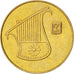 Israel, 1/2 New Sheqel, 1994, Utrecht, Netherlands, AU(55-58), Aluminum-Bronze