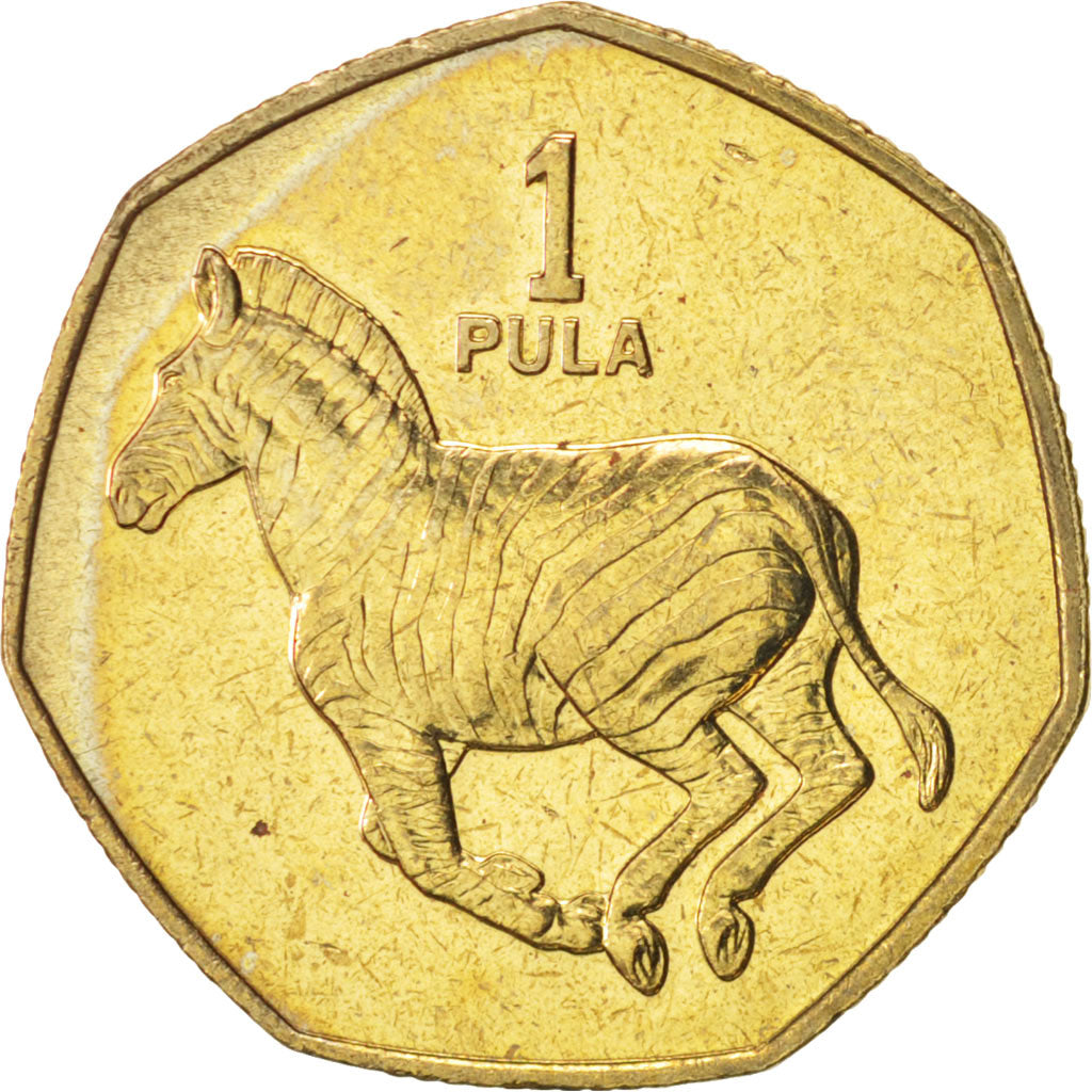 Botswana, Pula, 1991, British Royal Mint, MS(63), Nickel-brass, KM:24