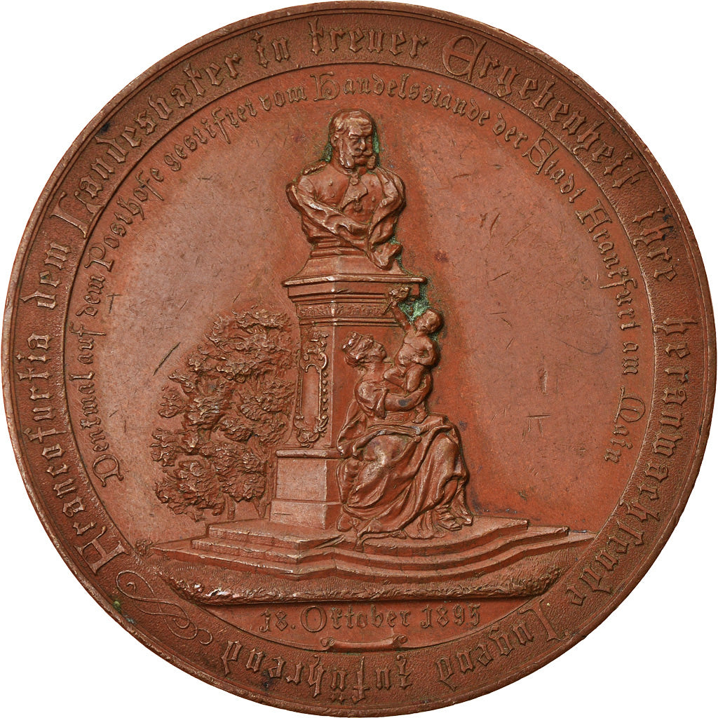 Allemagne, Médaille, Zum Gedärchtnik der Fertigstellung des Posthausneuhaues