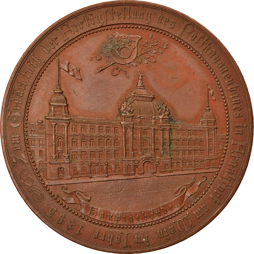 Allemagne, Médaille, Zum Gedärchtnik der Fertigstellung des Posthausneuhaues