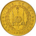 Moneda, Yibuti, 20 Francs, 1999, Paris, FDC, Aluminio - bronce, KM:24