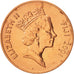 Monnaie, Fiji, Elizabeth II, 2 Cents, 2001, SPL, Copper Plated Zinc, KM:50a