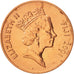 Monnaie, Fiji, Elizabeth II, 2 Cents, 2001, SPL, Copper Plated Zinc, KM:50a