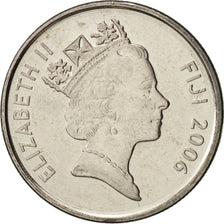 Coin, Fiji, Elizabeth II, 5 Cents, 2006, MS(65-70), Nickel plated steel, KM:51a