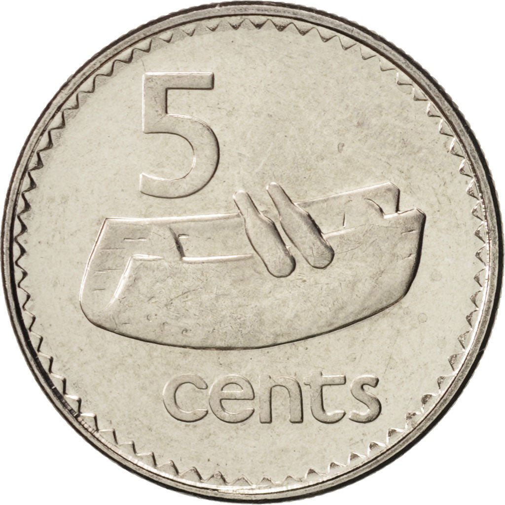 Moneta, Figi, Elizabeth II, 5 Cents, 2006, FDC, Acciaio placcato nichel, KM:51a