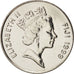 Moneda, Fiji, Elizabeth II, 10 Cents, 1999, SC+, Níquel chapado en acero
