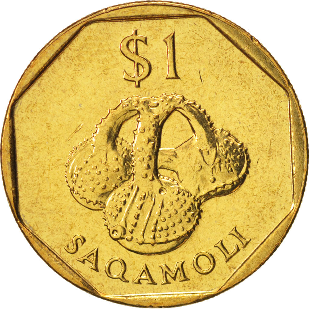 Fiji, Elizabeth II, Dollar, 1998, MS(64), Aluminum-Bronze, KM:73