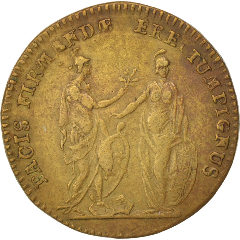 Frankrijk, Token, Royal, La Paix, Louis XV, ZF+, Tin, Feuardent:13223