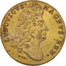 Francia, Token, Royal, Ordinaire des Guerres, Louis XIV, BB+, Ottone