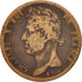 COLONIAS FRANCESAS, Charles X, 5 Centimes, 1830, Paris, BC+, Bronce, KM:10.1