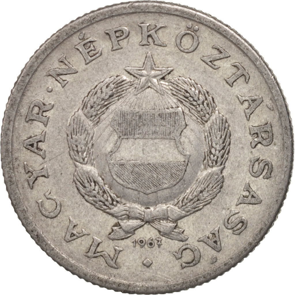 Hungary, Forint, 1967, Budapest, EF(40-45), Silver, KM:555a