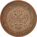Russia, Nicholas II, Kopek, 1879, Saint-Petersburg, EF(40-45), Copper, KM:9.2