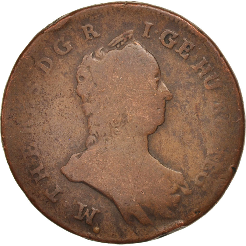 Hungary, Maria Theresia, Poltura, 1765, Kremnitz, F(12-15), Copper, KM:377.1