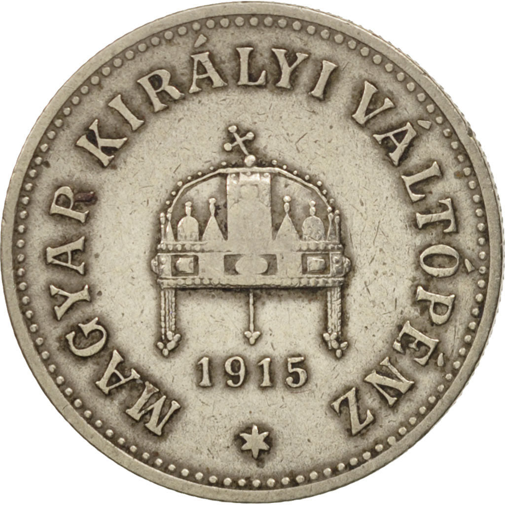 Coin, Hungary, Franz Joseph I, 10 Filler, 1915, Kormoczbanya, VF(30-35)