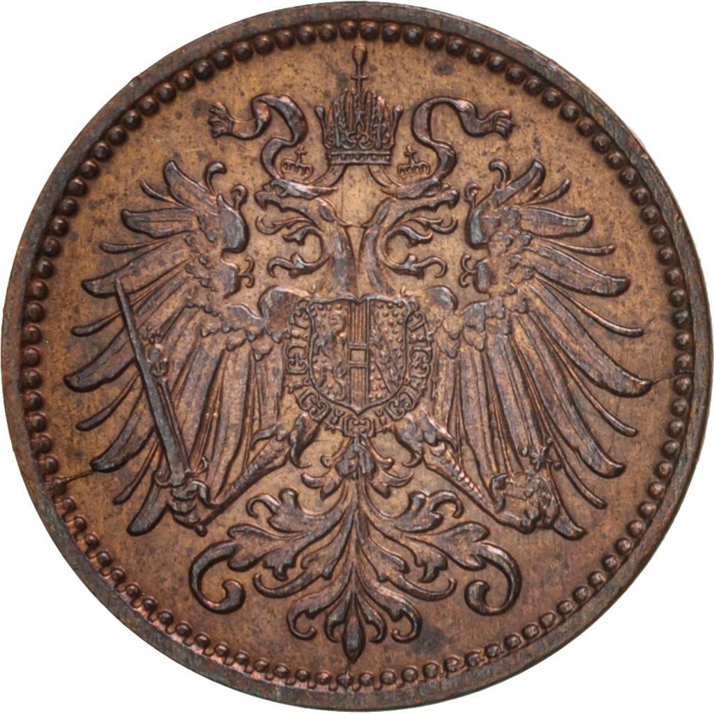 Austria, Franz Joseph I, Heller, 1900, AU(50-53), Bronze, KM:2800