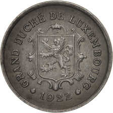 Luxembourg, Charlotte, 5 Centimes, 1922, AU(55-58), Iron, KM:30