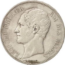 Coin, Belgium, Leopold I, 5 Francs, 5 Frank, 1851, EF(40-45), Silver, KM:17