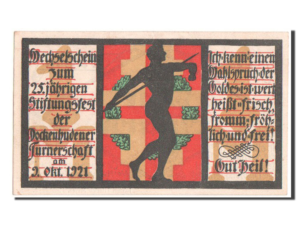 Germany, Blankenese Gemeindesparkasse, 1 Mark, 1921, UNC(60-62), Mehl #116.1
