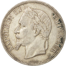 Coin, France, Napoléon III, 5 Francs, 1869, Strasbourg, EF(40-45), Silver