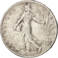 Coin, France, Semeuse, 50 Centimes, 1919, Paris, AU(50-53), Silver, KM:854