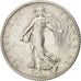 France, Semeuse, Franc, 1917, Paris, AU(50-53), Silver, KM:844.1, Gadoury:467