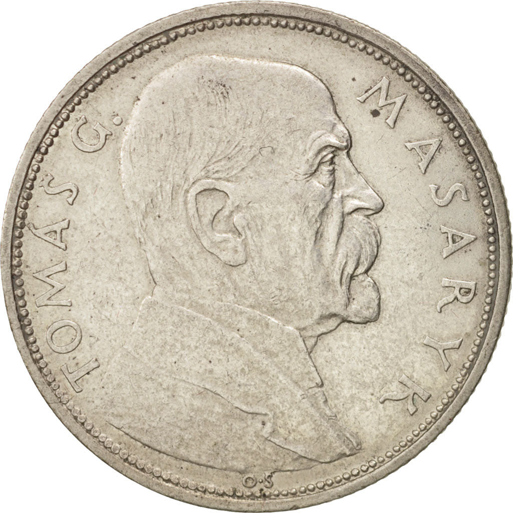 Coin, Czechoslovakia, 10 Korun, 1928, EF(40-45), Silver, KM:12