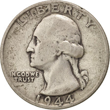 United States, Washington Quarter, Quarter, 1944, U.S. Mint, San Francisco