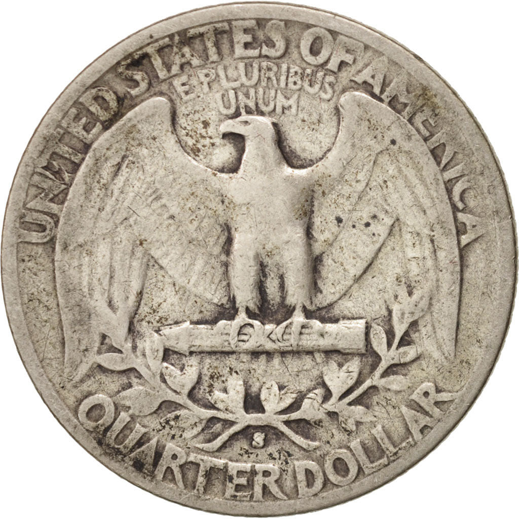 United States, Washington Quarter, Quarter, 1944, U.S. Mint, San Francisco