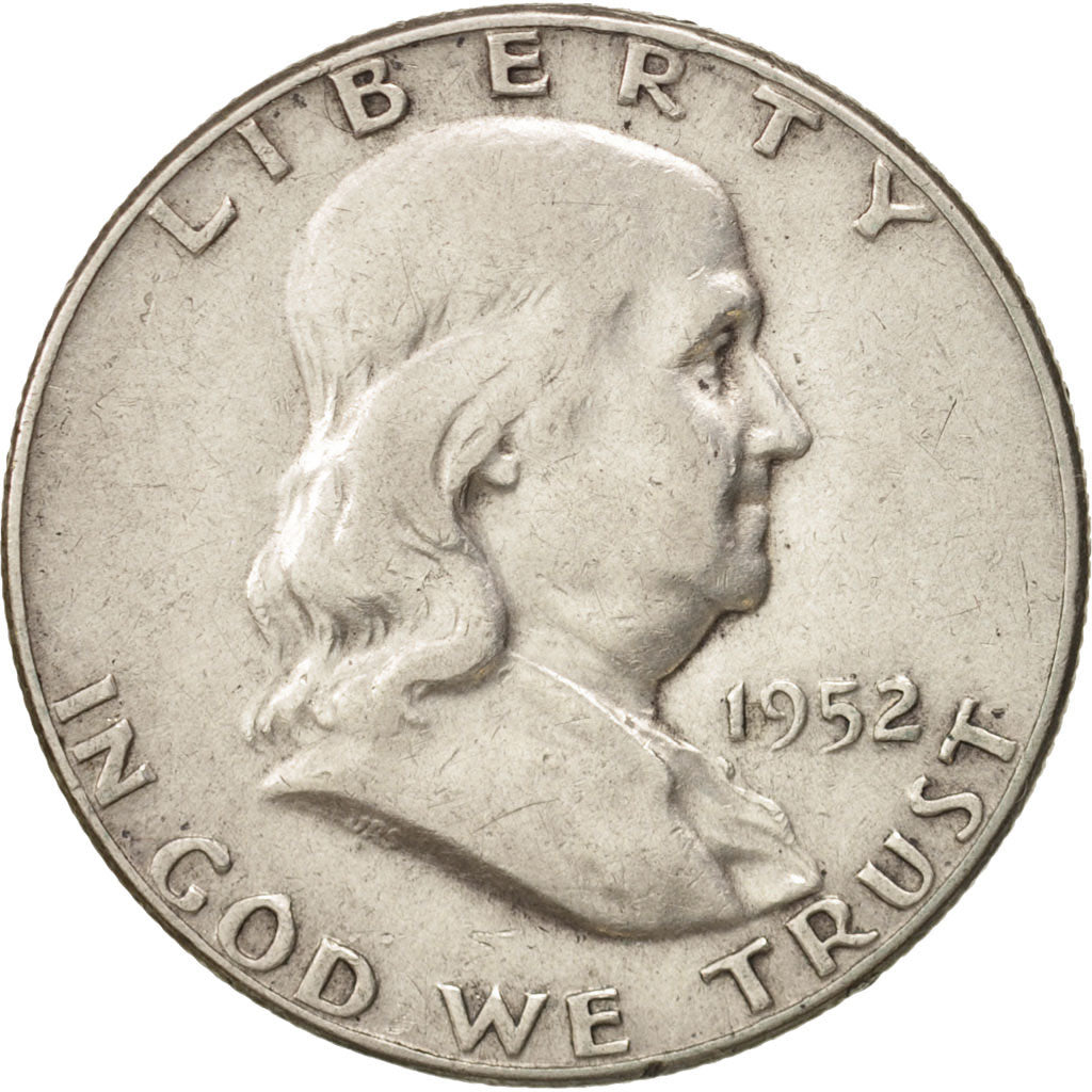 United States, Franklin Half Dollar, Half Dollar, 1952, U.S. Mint, Philadelphia