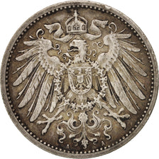 Coin, GERMANY - EMPIRE, Wilhelm II, Mark, 1914, Berlin, AU(50-53), Silver, KM:14