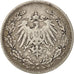 Coin, GERMANY - EMPIRE, 1/2 Mark, 1907, Munich, EF(40-45), Silver, KM:17