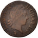 France, Louis XV, Liard à la vieille tête, Liard, 1770, Reims, VF(20-25)