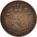 Belgium, Leopold II, Centime, 1902, AU(50-53), Copper, KM:34.1