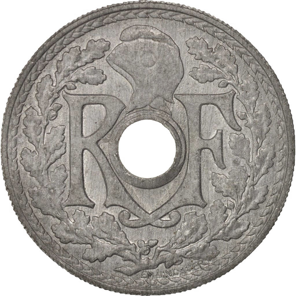 Coin, France, Lindauer, 20 Centimes, 1945, MS(60-62), Zinc, KM:907.1