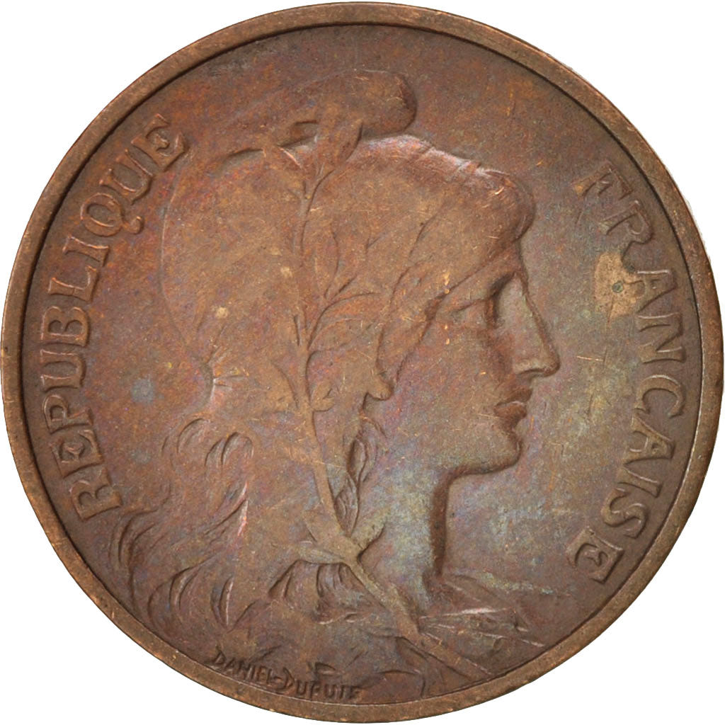 Coin, France, Dupuis, 5 Centimes, 1914, Paris, AU(50-53), Bronze, KM:842