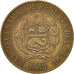 Peru, Sol, 1968, Lima, AU(50-53), Brass, KM:248