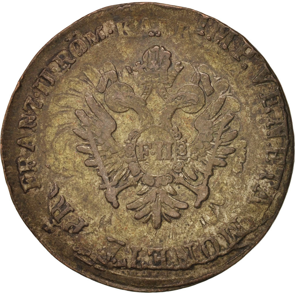 ITALIAN STATES, VENICE, Francesco II d'Absburgo-Lorena, 2 Lire, 1801, Venice