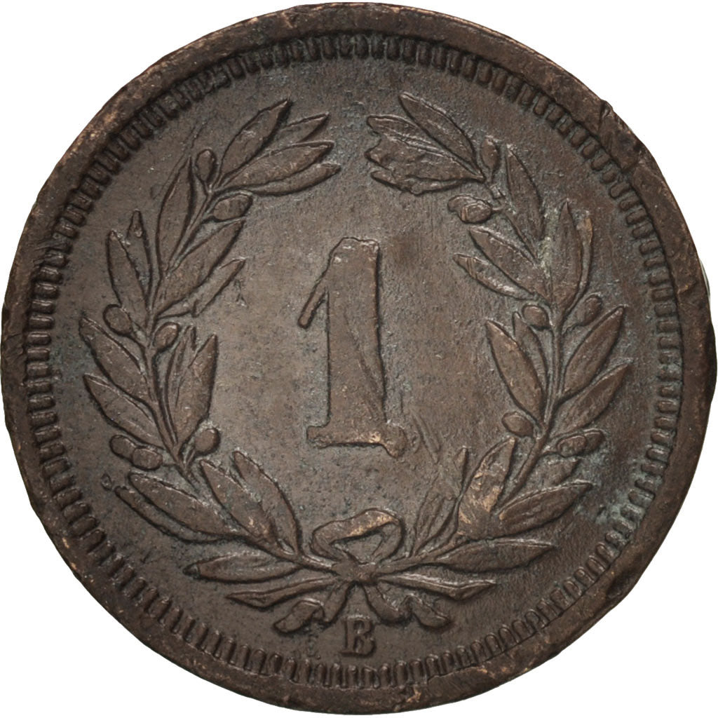 Switzerland, Rappen, 1919, Bern, EF(40-45), Bronze, KM:3.2