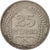 Moneda, ALEMANIA - IMPERIO, Wilhelm II, 25 Pfennig, 1909, Berlin, BC+, Níquel