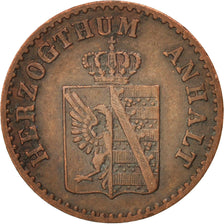 Moneta, Stati tedeschi, ANHALT-BERNBURG, Alexander Carl, Pfennig, 1864, BB