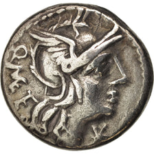 Caecilia, Denarius, 130 BC, Roma, VF(30-35), Silver, Sear:132